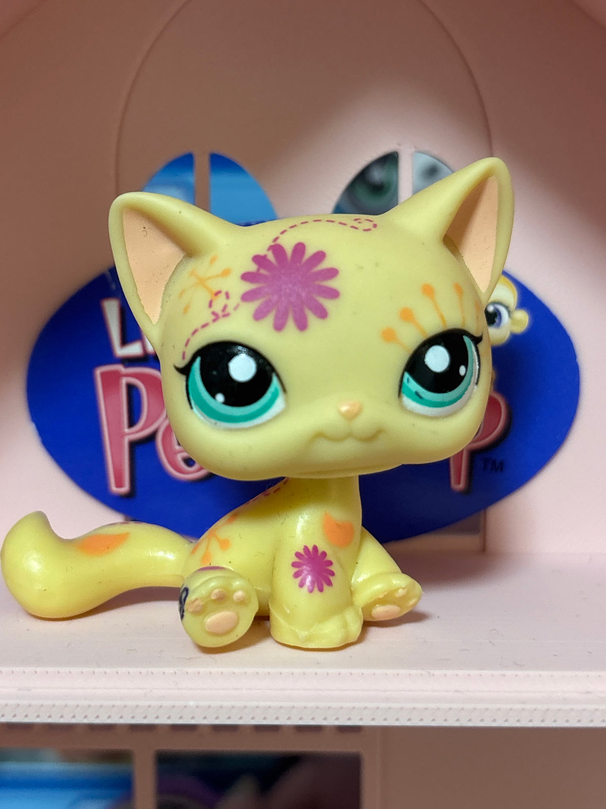 LPS Postcard Sitting Cat #1231